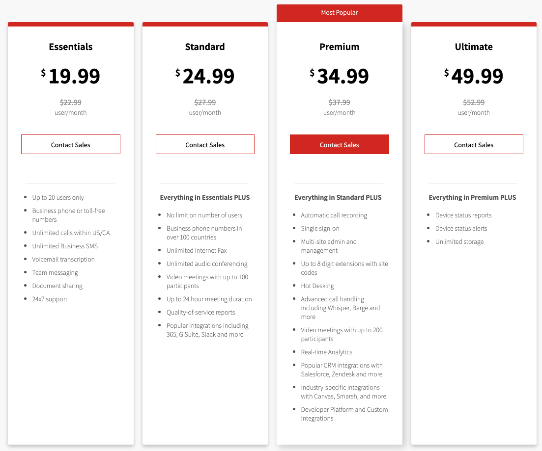 Avaya Office Cloud Pricing & Plans - Updated July 1st, 2021