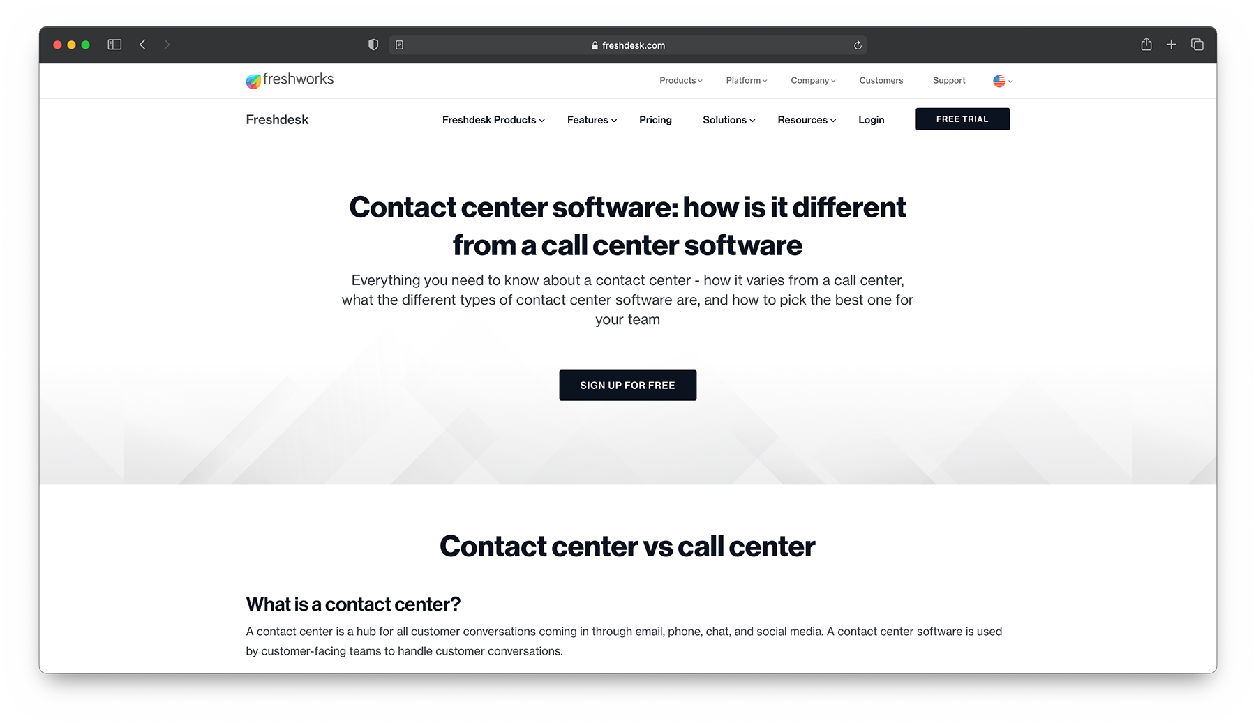 Freshdesk Contact Center