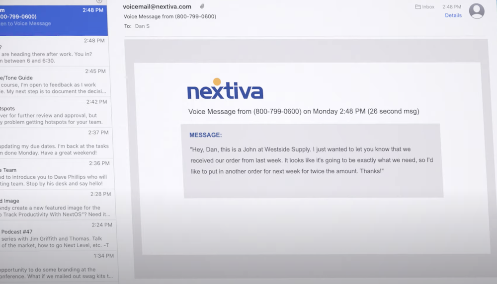Nextiva Voicemail